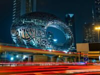 DXB Museum f the Future night shutterstock